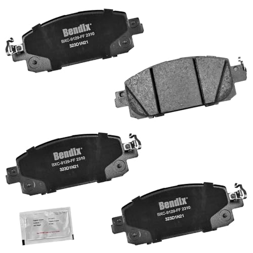 Bendix Priority1 CFC2310 Ceramic Front Brake Pads for Nissan Kicks 2024-2021, Sentra 2023-2020 - style: CFC2310