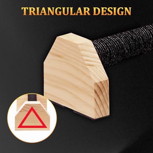 Push Up Bars Wooden Parallettes for Calisthenics Equipment, 600lbs Capacity Non-Slip Pushup Stands for Floor, Strength Training Handstand Blocks for Home Gym, Solid Wood Parallettes Bars - color: Pine Wood-30cm
