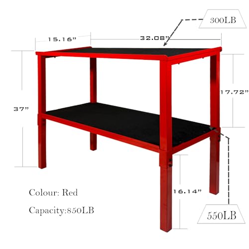Commercial Heavy Duty Dumbbell/Kettlebell Rack Stand 500-800LBS | Heavy Duty One-Piece Welded Frame, Anti-Tip Non-Slip Base, Easy 6-Part 10-Min Assembly, Fitness Gear Storage for Garage