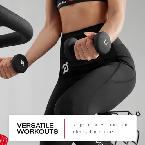 Peloton Light Weights | Set of Two Sweat-Proof Weights with Non-Slip Grip, Designed to Fit in The Back of Peloton Bike and Bike+ - size: 2 lb