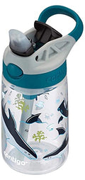 Contigo Aubrey Kids Water Bottle - color: Sharks, size: 14 oz (Pack of 1)