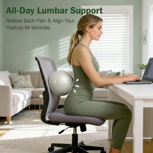 Slim Panda Pilates Ball, 9 Inch Small Exercise Ball, Anti Burst Mini Yoga Ball for Stability, Workout, Barre, Core Strength, Physical Therapy, Balance, Stretching - color: Pearl White & Mint Green