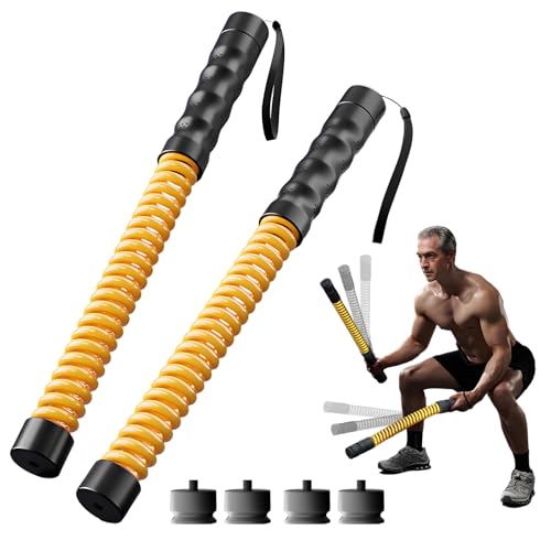 DUROTAN Ropeless Battle Ropes,Adjustable Weight Battle Rope | Anti-Slip Ergonomic Handles for Home Gym & Outdoor,HIIT and Low-Impact Aerobic Training for Men & Women