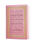 JOHSBYD Pink Journal for Women - A5 Lined Hardcover Notebook and Diary for Teen Girls, 200 Pages 100GSM Bleedproof Paper, Inspirational Back to School College Supplies(Pink) - color: Pink