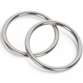 3.15 inch Metal O Rings,Stainless Steel Round Ring Buckles 5/16" Wire Diameter,metal rings for crafts,Solid Welded Loop(8, ID5/16*D3.15(80mm)) - size: ID5/16"*D3.15"(80mm)