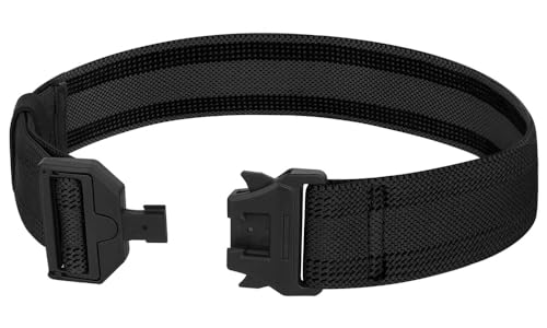KRYDEX Tactical Leg Strap 1.5" Elastic Thigh Strap for Leg Drop Holster with Quick Release Buckle - color: Bk