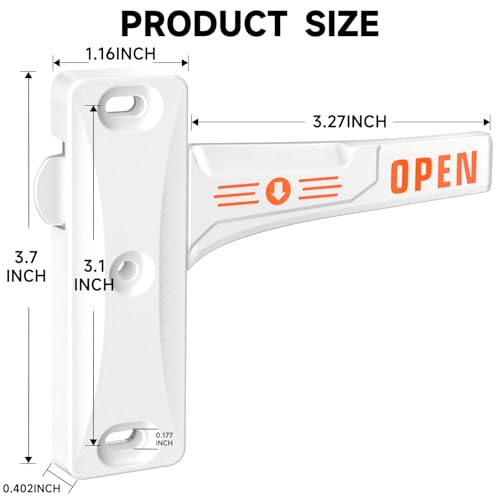 Zinc Alloy RV Screen Door Latch,Camper Screen Door Latch Replacement Kit,RV Screen Door Handle for Motorhome,Travel Trailer, Camper - color: White, size: Right Handle