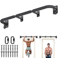 SELEWARE Heavy Duty Wall Mount Pull Up Bar, Joist Mount Chin Up Bar for Doorway, Sturdy Steel Construction, w/Resistance Band Hooks, Fits 32"/36" Wall Studs for Home Gym Strength Training - size: A: 36" x 1.6" Dia Grip