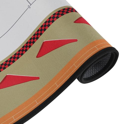 Office Chair Mat-Chair Mat for Hardwood Floor- Evangelion EVA-00 Capsule Series Inspired Design, Anti-Slip, Easy Clean & Machine Washable (35"×47") - color: Eva-00