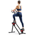 Sunny Health & Fitness Stair Stepper & Climber Exercise Equipment for Home Workout, Compact Cardio Training Machine - color: Red