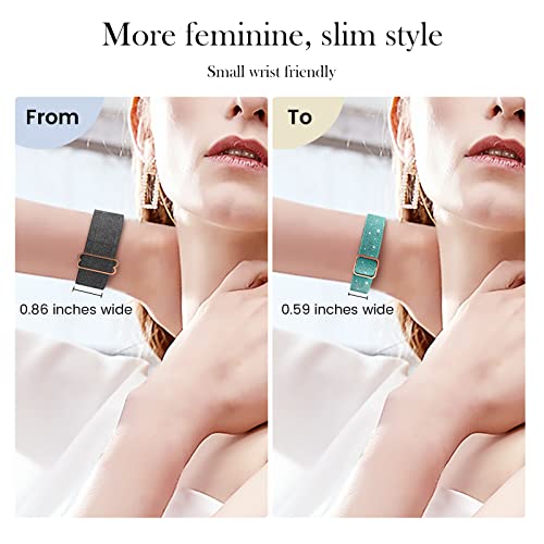 LETOID Stretchy Bands for Apple Watch Band Women Men Adjustable Solo Loop | Skin-Friendly Elastic Nylon Replacement Strap, iWatch Series 11 10 9 8 7 6 5 4 3 2 1 SE Ultra 49 46 45 44 42 41 40 38mm - color: 6-Pack: Black/Silv Wht/Gold Wht/Pink/Purple/Teal,