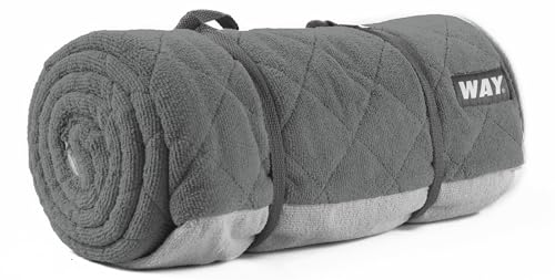WAYmat Core Grey Yoga Mat and Towel Combo for Hot Yoga