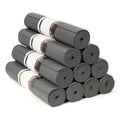 Voyage 5mm Studio Yoga Mats, 10 Pack, 72x24in | Extra Long, Anti-Tear Exercise Mats for Workout, Stretching, Fitness - Non Slip Gym Mats for Home, Schools and Studios - color: Charcoal