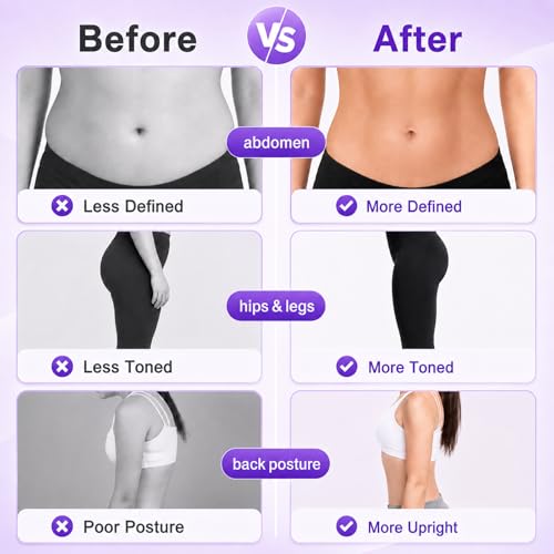 Pedal Resistance Band with Handle & Foot Pedal Resistance Band, 6-Tube Detachable Adjustable Thai Natural Rubber Band for Abs, Arms, Waist & Legs, Home Workout Equipment - color: purple