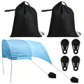 Bylion 2 Pack Beach Shade Accessories- Beach Canopy Wind Assist-600D Sandbags Weight Sun Canopy Assist Kits, Provide Shade in Breezes/No Wind Form Tent-Like Shape(Canopies Excluded) - color: Style 2-Black