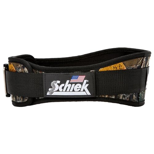 Schiek Sports Model 2004 Nylon 4 3/4" Weight Lifting Belt - Black - color: Camo, size: Small