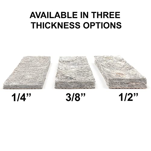 Mohawk Home Non Slip Rug Pad 2' 6" x 8'- 1/4" Thick Felt + Latex Rubber Gripper - Dual Surface Cushion for Hardwood, Carpet, Tile Floors, Made in USA - size: 2'6" x 8' (Runner), style: 1/4 Inch Dual Surface Rug Pad