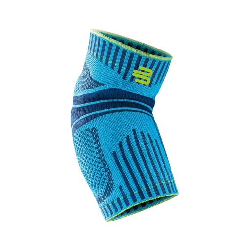Bauerfeind Sports Elbow Support - Elbow Brace for Pain Relief and Support - Pads for Enhanced Comfort - Targeted Compression - Lightweight & Durable - Rivera, Medium - color: Rivera, size: Medium