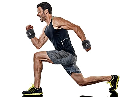 Ankle Weights for Women, Men and Kids - 1/2/3/4/6/8/10/12/15/20 LBS 1 Pair Strength Training Wrist/Leg/Arm Weight with Adjustable Strap for Jogging, Gymnastics, Aerobics, Home Fitness, Physical Therapy - style: 4Lbs Pair (2lb x 2) - Blue