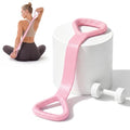 Exercise Band - Figure 8 Resistance Bands with Handles, 30 lb Tension Rope for Arm/Back/Shoulder Training, Workout Equipment for Physical Therapy, Rehabilitation, Yoga, Pilates, Stretching - color: Pink