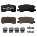 D868 Ceramic Brake Pads Kits Fit for Lancer, RVR, Endeavor, Patriot, Compass, Avenger, 200, Montero, Caliber, Outlander Sport, Sebring, Outlander, Rear Brake Pad Set, 4pcs - size: D868