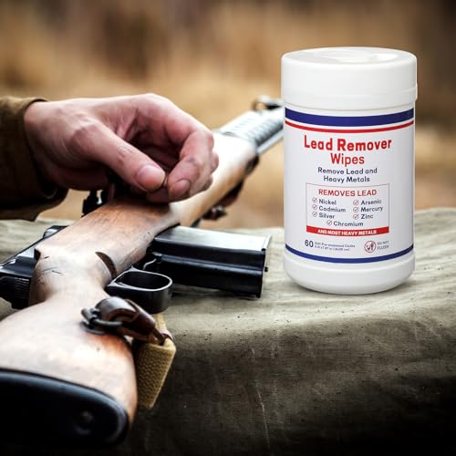 Nuanchu 1 Pack Lead Remover Wipes for Shooting 60 Count Per Canister Hand & Surface Cleaning Wipes Effectively Removes Lead, Dust, Oil & Grime Disposable Wipe for Mechanics Construction Diy (Classic) - style: Classic