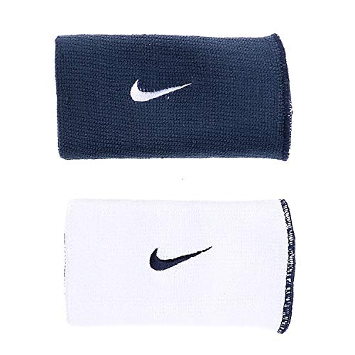 Nike Dri-fit Doublewide Wristbands Home & Away 2pk - color: Red/White