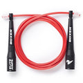 EliteSRS 10 Foot Outdoor Rated 5Mm Pvc, Boxer Jump Rope 3.0 with Smooth Action Polymer Handles and Ergonomic Slip-Resistant Dimpled Grips | Professional boxing rope. Smooth-action handles with slip-resistant grips. Fitness and cardio. - color: Red