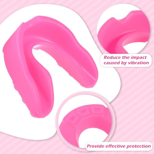 Sport Mouth Guards Gum Teeth Armor Game Guard for Boxing Basketball Football Hockey Karate Basketball Rugby Match - color: White,pink