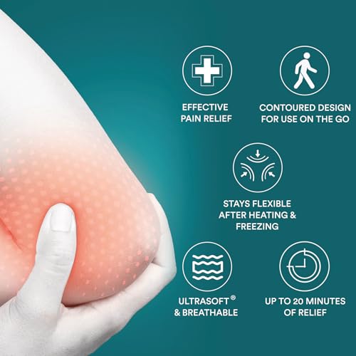 HoMedics Hot and Cold Relief Gel Elbow Sleeve, Heat or Ice Therapy for Sore Elbows and Joints, Soft-Touch Stretch Fabric, Contoured Hydrogel Design for Comfort and Relaxation - style: Elbow