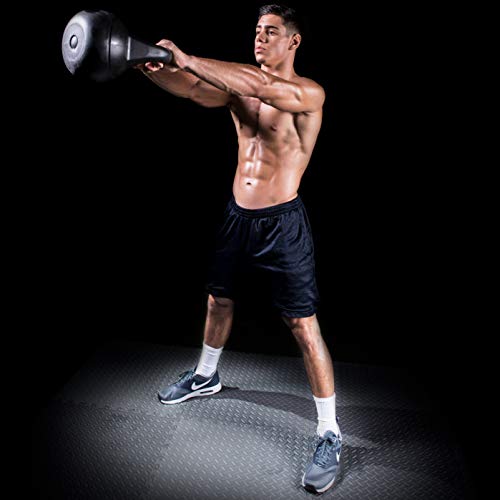 ProsourceFit Vinyl Plastic Kettlebell from 10, 15, 20, 25, 30 and 35 lbs - style: 35lb