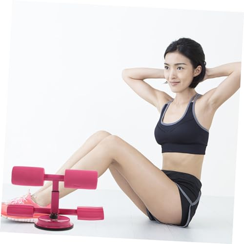 Abdominal Trainer Machine Exercise Bar Suction Cup Sit-up Aid Fitness Bar for Home Exercise Random Color
