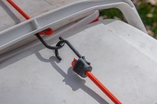 Keeper - 36” Bungee Cord with SST Hooks, 4 Pack - UV And Weather-Resistant - size: 36"