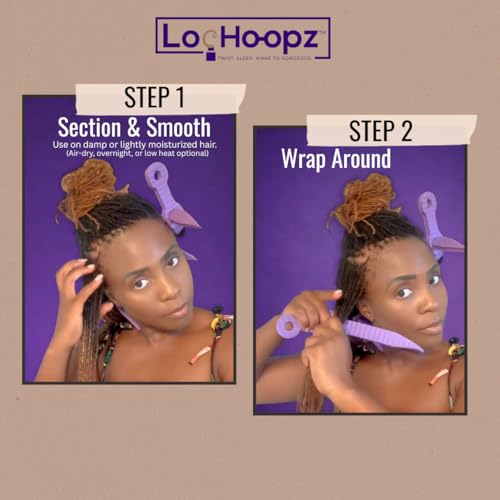 10 Short Hair Foam Curling Loops for Microlocs & Sisterlocks, No Heat Hair Curlers for Natural Curls, Soft Sleep-Friendly Rollers for Textured Hair.