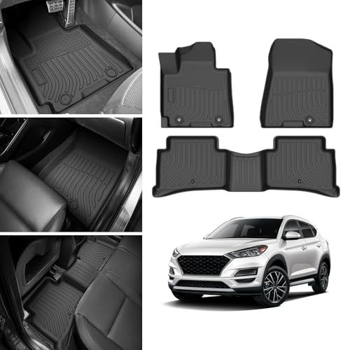 Cartist Floor Mats Compatible with Hyundai Tucson 2016-2021 & Kia Sportage 2017-2022 Floor Mat for Tucson Accessories All Weather Cargo Liners Carpet Protection TPE Odorless - size: 3)Hyundai Tucson【2016-2022】Kia Sportage【2017-2022】