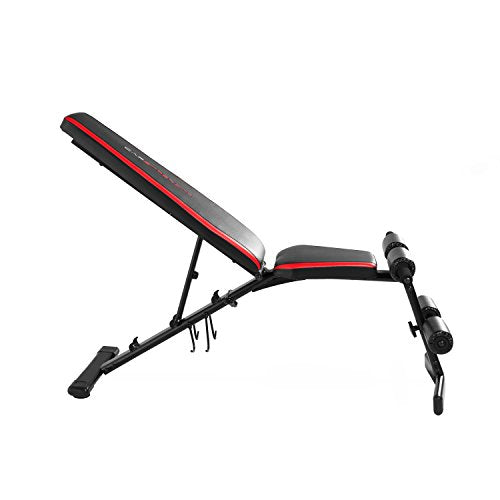 CAP Barbell FM-CS104B Cap Strength Utility Bench with Dumbbell Holders,Black/Red