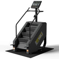 Fitvids Stair Stepper Machine, Commercial Grade Stair Climber with 15 Resistance Levels, Continuous Stair Stepping Machine for Cardio and Lower Body Workouts, LED Screen, Exercise Machine for Home Gym - color: Gunmetal Black