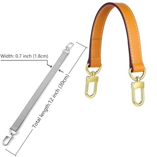 Genuine leather purse Handle compatible with Neonoe for Metis Noe BB NM Beaubourg Hobo - color: Honey Brown-purse Handles