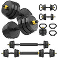 FEIERDUN Adjustable Dumbbells Set, 48/68/88lbs Free Weight Set with 4 Modes, Used as Barbell, Kettlebells, Push up Stand, Fitness Exercises for Home Gym Suitable Men/Women - style: A:48LB(24LB Pair)