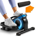 Lifepro Portable Under Desk Elliptical Exercise Machine - Manual Pedal Exerciser for Home Workouts, Muscle Toning, Energy Boost - Mini Foot & Leg Exerciser with Fitness App - color: Blue