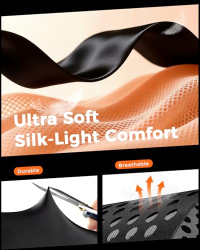 Copper-Infused Leg Compression Sleeve Ultra Breathable Full Leg Compression Sleeve for Pain Relief,Arthritis, Muscle Recovery, Swelling, Inflammation, Leg Sleeve for Thigh, Calf, Knee, Men & Women (Black, Large) - size: Large