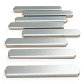 Mavee Fractional Weight Vest Plates, Rustproof Solid Steel Inserts for Rucking, Tactical Carrier & Strength Training - color: Silver (Electroplated), size: 5.9 Inch (8 Pack / 3.5 Lbs)