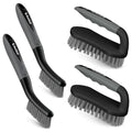 SetSail Scrub Brush, Heavy-Duty Scrub Brushes for Cleaning,Black Grey - color: Black Grey, size: 4-pack