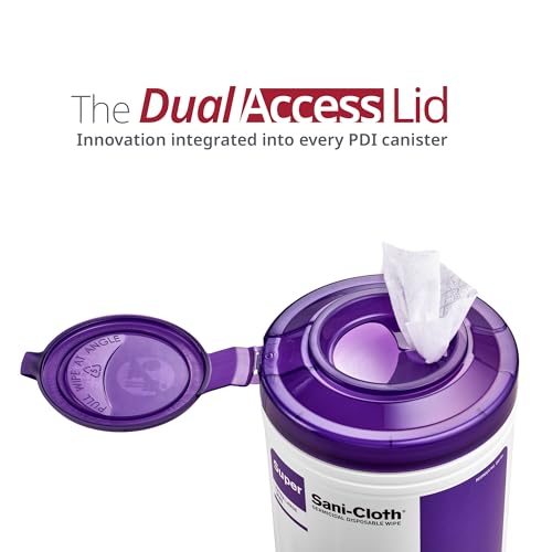 Professional Disposables Surface Disinfectant Super Sani-Cloth Wipes, 160Count (Pack of 6) - size: 160 Count (Pack of 6)