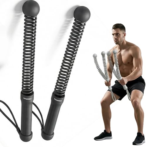 PROIRON Cordless Battle Rope Weighted Ropeless Battle Ropes for Home Gym Workout Exercise Rope for HIT Training Rope for Men & Women Black - size: Black