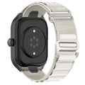 Alpine Loop Nylon Band - Compatible with Apple Watch Ultra 2/Ultra Bands 49mm 45mm 44mm for Men Women, Adjustable with Metal C Hook Strap for iWatch Ultra 2 iWatch Ultra Series 10 46mm SE/9/8/7/6/5 - color: Alpine/Starlight White Titanium