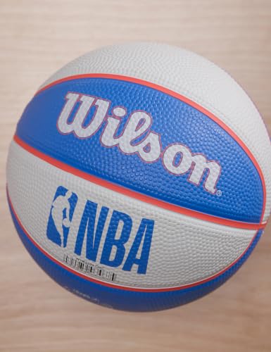 WILSON NBA Team Retro Mini Basketballs - Mini Size - 3" - color: Oklahoma City Thunder, size: Mini