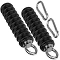 LAT Pulldown Bar Attachments for Pulley Cable Machine, Single D-Handle Tricep Press Down Bar with Rubber Handle, D Handle Cable Accessories for Gym - color: Black-2pcs(Single Handle)