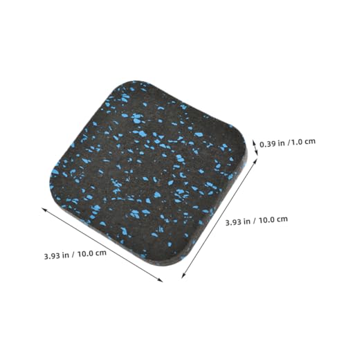 Alipis 8pcs Anti-Vibration Rubber Mats Treadmill Exercise Equipment Mat Shock Absorbing Floor Padding for Home Gym Workout Noise Reduction Fitness Flooring