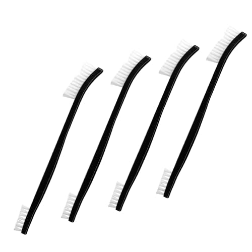 4 Pcs Small Cleaning Brushes Double-Ended Detail Cleaning Brush Nylon Brushes for Cleaning Jewelry Cleaning Brush (4)